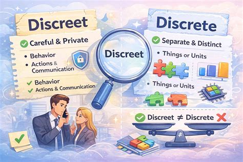 Discreet meaning