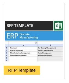 Discrete Erp Excel Rfp Template Software Features Tec
