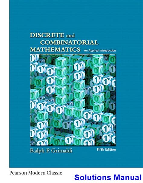 Discrete and combinatorial mathematics solutions manual book. - Manuale del caricatore skid doosan daewoo.