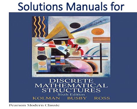 Discrete mathematical structures 6th edition solution manual download. - Manuale operativo pulitore a vapore bissell.