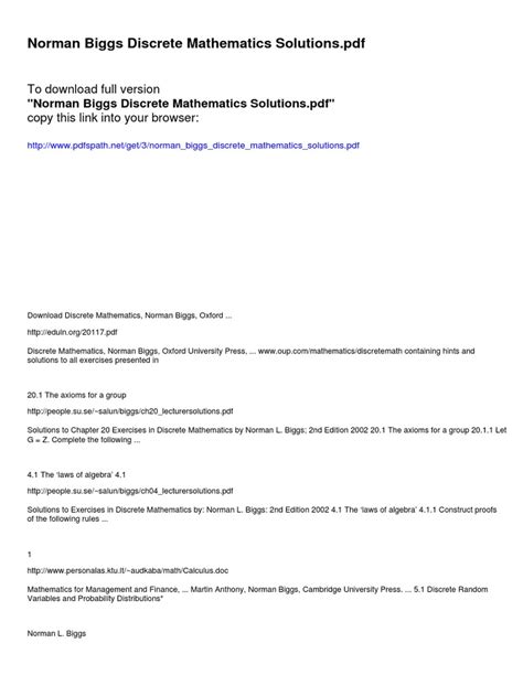 Discrete Mathematics Ralph Grimaldi Solution Manual