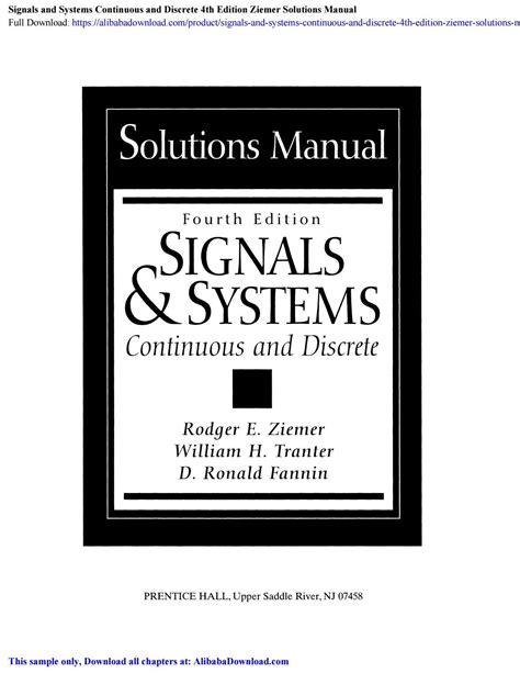 Discrete time signals and systems solution manual. - Hyundai getz digital werkstatt reparaturanleitung 2002 2010.
