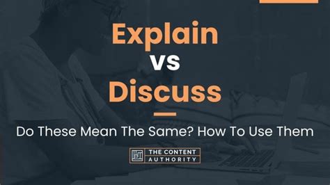 Discuss vs. Elaborate - What