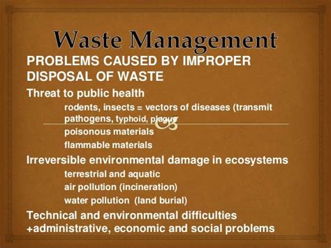 Diseases caused by improper disposal of waste. - ResearchGate