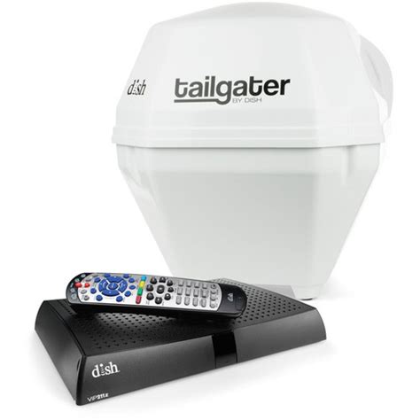 KING DTP4950 DISH Tailgater Pro Bundle - Premium Portable/Roof Mountable Satellite TV Antenna and DISH Wally HD Receiver, Western & Eastern Arc Satellites, Clear (Smoke) 4.6 out of 5 stars. 1,762. 51 offers from $460.17. KING CB1000 Carry Bag for Portable Satellite Antenna,Gray.