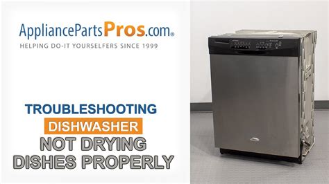 Dishwasher not drying. If the rinse aid dispenser is damaged, typically appearing discolored or being warped, you should replace the rinse aid dispenser. 2. A defective heating element. If … 
