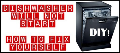 Dishwasher won t turn on. Nov 5, 2022 · When it needs to run your Miele dishwasher will take 10 minutes before it will start. Therefore, if you turn it on, select a cycle, and it doesn’t start, you might try turning it off again. So, when you turn it on, select a cycle, and press start, wait for 10 to 15 minutes then see if it starts by itself. 5. 