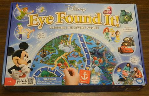 Disney’s Eye Found It! Hidden Picture Game Board Game Review