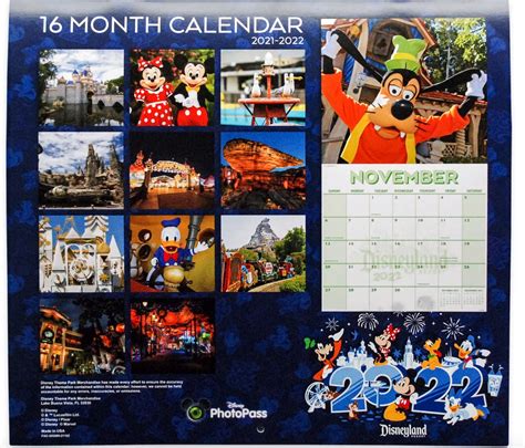 Disney 50th Anniversary Calendar