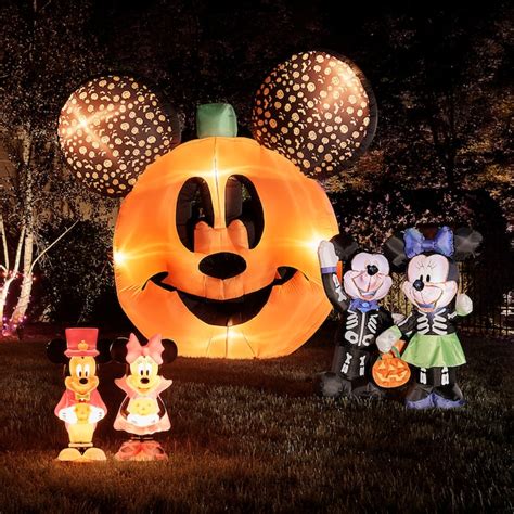 Disney 9.5-ft Lighted Mickey Mouse & Friends Mickey …