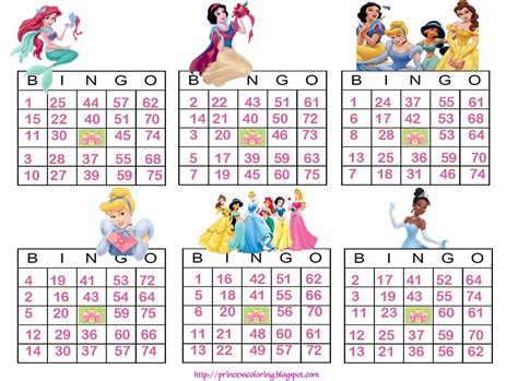 Disney Bingo Game Free Printable