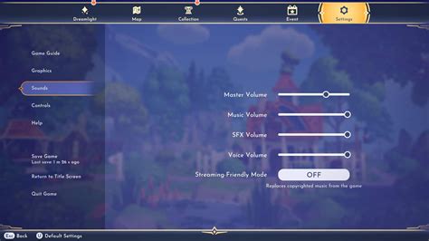 Disney Dreamlight Valley How to Enable Streamer Friendly Mode