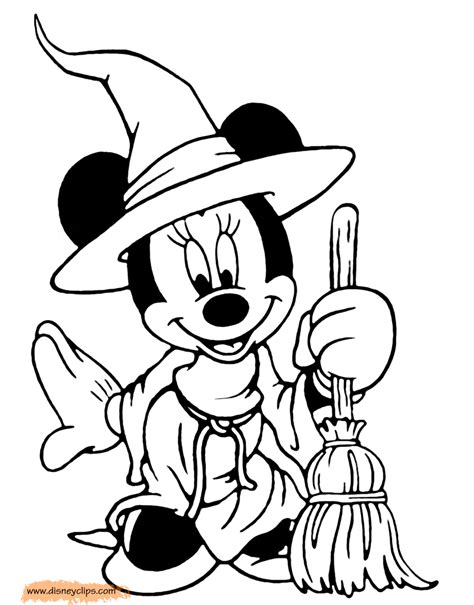 Disney Halloween Printable Coloring Pages