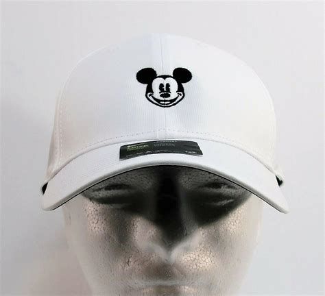 Disney Parks Mickey Black Nike Dri Fit Baseball Golf Cap Hat