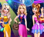 Disney Prensesleri Kıyafet Balosu Oyna Oyun Kolu. 