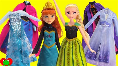 Disney Princess Dress Matching Video Elsa, Anna, …