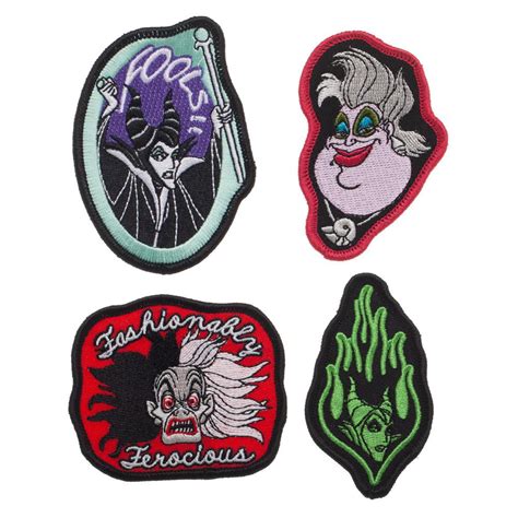 Disney Villains Patches Disney Iron On Patches Disney Villains Gift ...