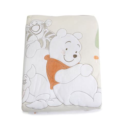 Disney Winnie the Pooh Reversible Cot Comforter Bubba Blue