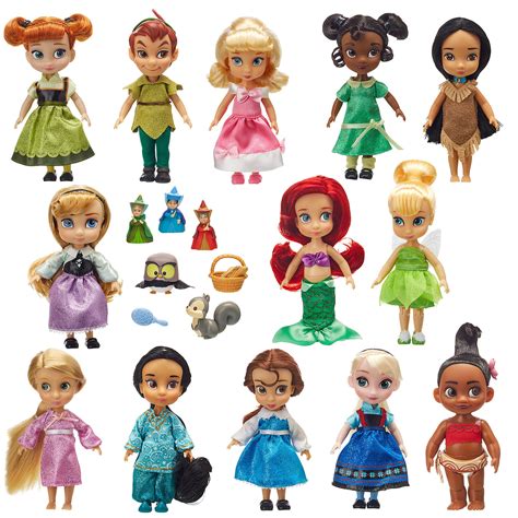 Disney Store Animators' Collection Lilo Mini Doll Play Set Lilo Mini Doll: 5'' H Stitch: 3 1/3'' H Carry Case: 8'' H x 6 3/4'' W x 3'' D. $ 2699. Disney Animators' Collection Ariel …. 