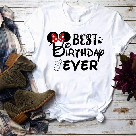 Disney birthday shirts. Disney. Donald Duck Birthday Vibes 80s T-Shirt. 4.6 out of 5 stars 118. 100+ bought in past month. $22.99 $ 22. 99. ... Birthday Shirt Its My Birthday T Shirt for Women Birthday Graphic Tee Shirt Funny Birthday Party Short Sleeve Tops. 4.6 out of 5 stars 3,804. $20.99 $ 20. 99. FREE delivery Fri, ... 