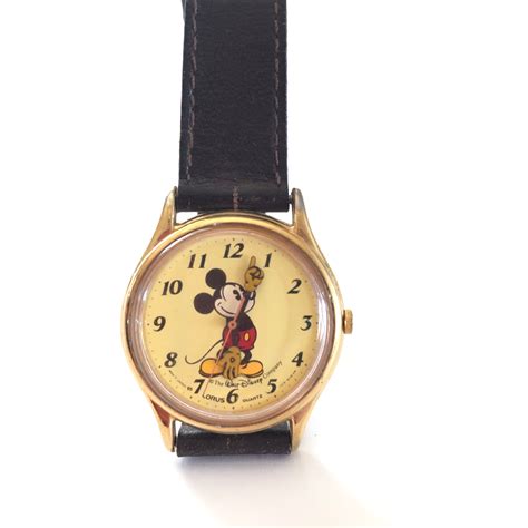 BRADLEY RARE Mickey Mouse Disney Designer Series Watch Black Gold Leather 1980s. $139.00. 0 bids. Free shipping. Ending Jul 11 at 6:23AM PDT 4d 3h. ... Womens Disney SII Seiko Minnie & Mickey Mouse Watch New Battery 2 Year Warranty. $233.87. $5.99 shipping. Brand New Vintage Retired Vera Bardley Nantucket red womens watch …. 