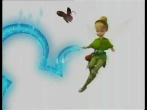 Disney channel tinkerbell intro. It was a commercial break intro or outro (I don't remember which - maybe both?) for either Wonderful World of Disney or some other weekly Disney feature. And I remember this clearly because when I was little my grandmother recorded a Chip and Dale program on VHS, and one of these commercial break intros/outros was caught in the recording. 