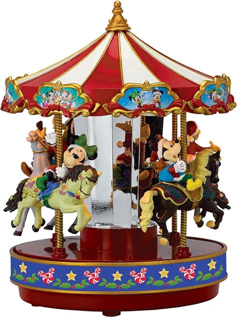 Disney Mr. Christmas musical carousel made of plastic. C
