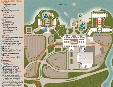 Disney contemporary resort map. For assistance with your Walt Disney World vacation, including resort/package bookings and tickets, please call (407) 939-5277. For Walt Disney World dining, please book your reservation online. 7:00 AM to 11:00 PM Eastern Time. Guests under 18 years of age must have parent or guardian permission to call. Learn about the monorail routes at Walt ... 