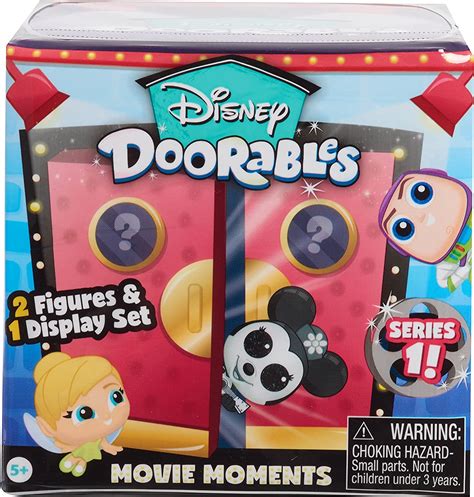 Description. Details. Our Guarantees. Visit Our Store! August 2022. 406236. 886144445439. Get ready to set the scene with iconic moments from Disney films, because behind every theater door a surprise is in store with Disney Doorables Movie Moments. Peel the outer layer to reveal a 2-sided collector card with a hint to the surprise movie moment .... 