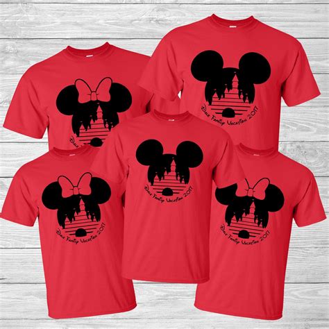 Disney family shirts. Disney Family Shirt, Disney Family Tie Dye Shirts, Disney Castle Shirt, Minnie Castle, Mickey Tee, Matching Family T-Shirt, Disneyland (3.1k) Sale Price $11.16 $ 11.16 $ 13.95 Original Price $13.95 (20% off) Add to Favorites Custom Lilo and Stitch Shirt, Disney Matching Shirt, Disneyworld Vacation Shirt, Disneyland Trip Shirt, Disney Family ... 