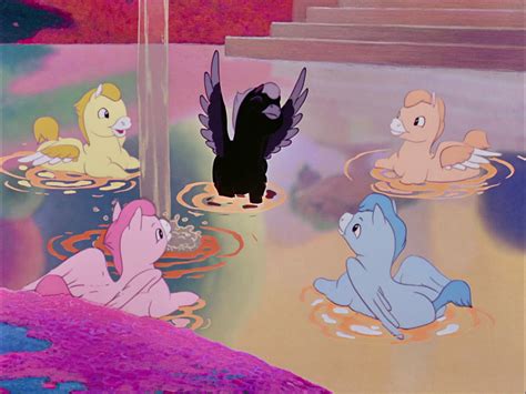 Fantasia (1940) Disney animators set pictures to Western classical music as Leopold Stokowski conducts the Philadelphia Orchestra. “The Sorcerer’s Apprentice” features Mickey Mouse as an aspiring magician who oversteps his limits. “The Rite of Spring” tells the story of evolution, from single-celled animals to the death of the dinosaurs.. 