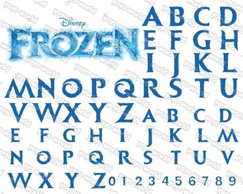 Disney font meme.  The Frozen logo on the poster is probably customized but...