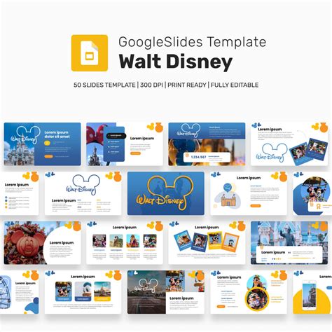 Mermaid Disney Google Slides Theme. Personal $15. More d