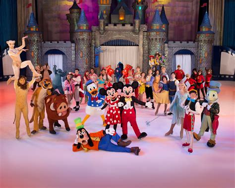 Disney in ice. Believing is just the beginning at Disney On Ice presents Dream Big. See Mickey, Minnie, Donald, Goofy and stars from Frozen, Moana, Coco, Aladdin, Beauty and the Beast, The Little Mermaid, Tangled, The Princess and the Frog, and more! Share every magical moment of breathtaking ice skating and beloved Disney stories! Click here for more ... 