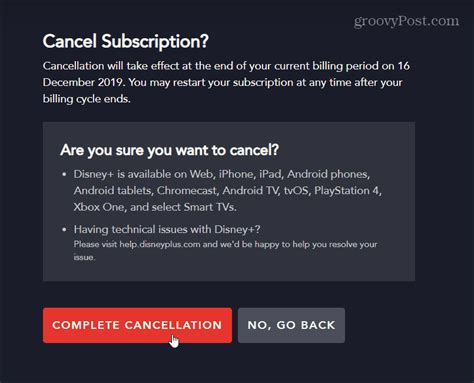  Cancel my Disney+ subscription: Please go to the Subscription section of your Disney+ Account page on web or mobile to cancel your subscription — get step-by-step instructions here. You can also select one of the contact options at the bottom of the page for assisted support via phone or chat. Delete my Disney+ account . 
