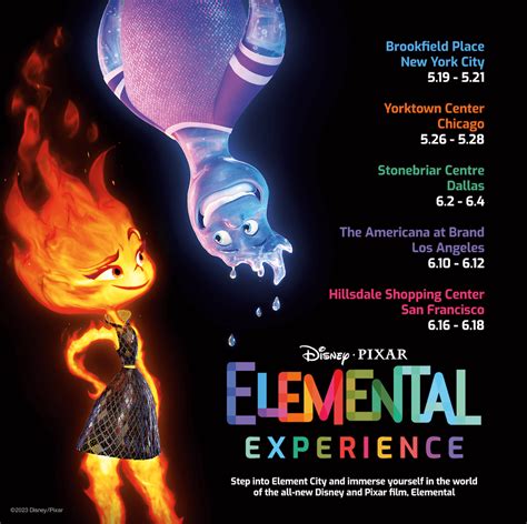 Disney plus elemental. Disney and Pixar’s “Elemental,” an all-new, original feature film set in Element City, is where fire-, water-, land- and air-residents live together. The story introduces Ember, a tough, quick-witted and fiery young woman, whose friendship with a fun, sappy, go-with-the-flow guy named Wade challenges her beliefs about … 
