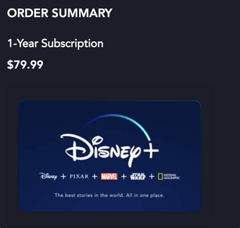 Disney plus year subscription. Prices for a Disney+ subscription* can vary depending on which plan you sign up for: Monthly subscription: Stream thousands of titles from Disney, Pixar, Marvel, Star Wars and National Geographic for €9.99/month. Annual subscription: Get year-round access to Disney+ for €99.90/year. 