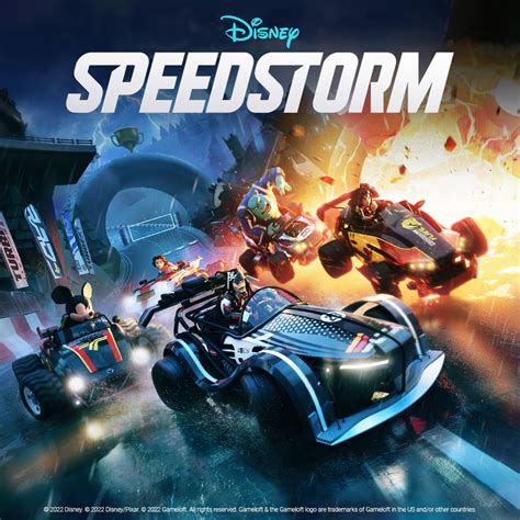 Disney racing. Disney Speedstorm: With Carlos Alazraqui, Micah Aliling, Tim Allen, Tony Anselmo. The ultimate hero-based battle-racing game, set on circuits inspired by Disney and Pixar worlds. 