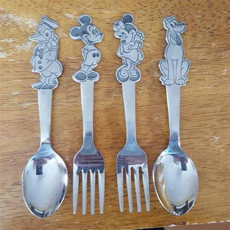 Find many great new & used options and get the best deals for Silver Disney Silverware Child Reed & Barton Mickey Mouse Child's Spoon Fork at the best online prices at eBay! Free shipping for many products!. Disney silverware