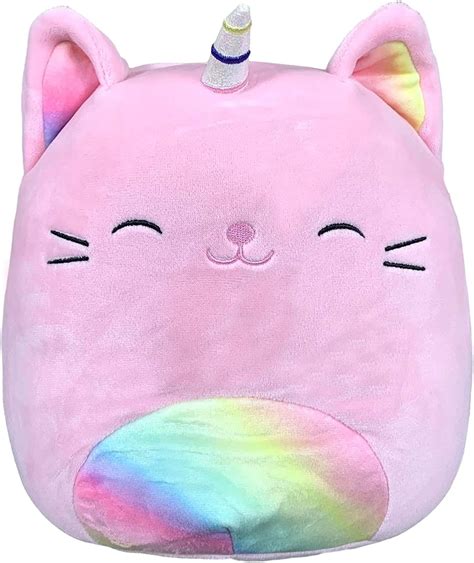 This ultra-collectible, ultra-squeezable Disney plush is made with soft, high-quality materials. Add this detailed and classic Winnie the Pooh plush wearing an adorable hooded bunny outfit to your Squishmallow Squad. This Disney collectible is perfect to snuggle with during long car rides and sleepovers and can bring some Disney fun to your Squad.. 