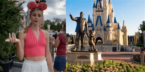 Disney world dress code. Nicole DeLosReyes says she was asked to cover up or leave Disney World over a dress-code violation. (TikTok) In the short video, she told her 67,000 followers, "Guys it happened. 