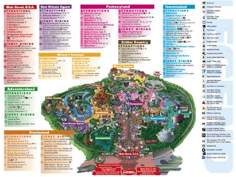 Disneyland Map 2022 Printable
