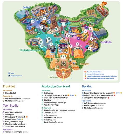 Disneyland Printable Map 2022