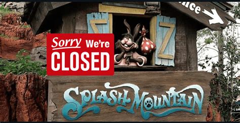 Disneyland announces closing date for Splash Mountain