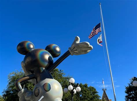 Disneyland lamppost falls and injures visitors during high winds