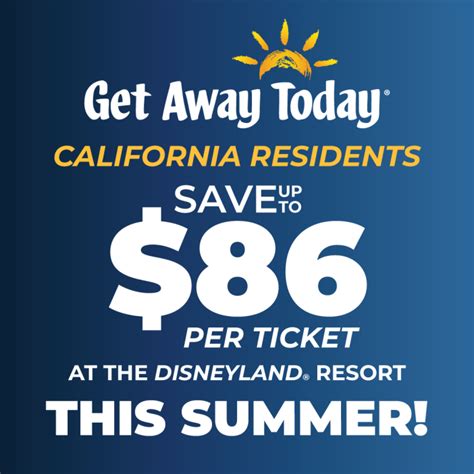 Disneyland offers ticket deal for California residents
