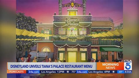 Disneyland releases menu for Tiana's Palace restaurant