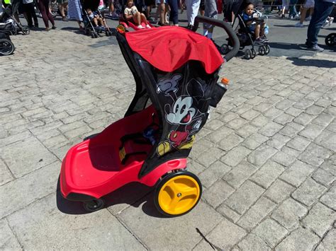 Disneyland stroller. However, it’s important to keep track of your stroller in the sea of other strollers parked outside attractions. One way to do this is by tying a distinctive ribbon or balloon to the handle so you can easily spot it. Taking Breaks and Finding Quiet Spaces. Disneyland can be overwhelming for young children, especially with the crowds and noise. 
