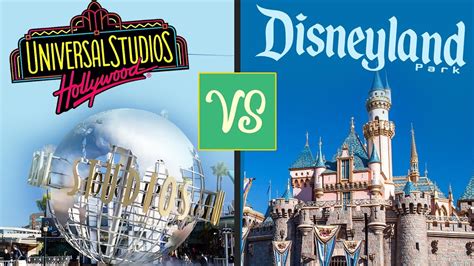 Disneyland vs universal studios. Both parks are located in Southern California, but not in the same area. In fact, the two parks are 1.25-hours apart by car. LEGOLAND® California: is located north of San Diego in Carlsbad, CA. Universal Studios Hollywood is located south of Los Angeles in Anaheim, CA. Recommended Time Spent at Park: 