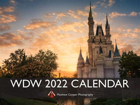 Disneyworld Calendar 2022